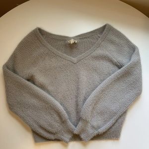 PacSun Fuzzy Off the Shoulder Sweater Size XS